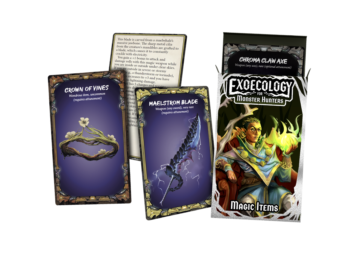PREORDER: Magic Item Cards (Exoecology for Monster Hunters)