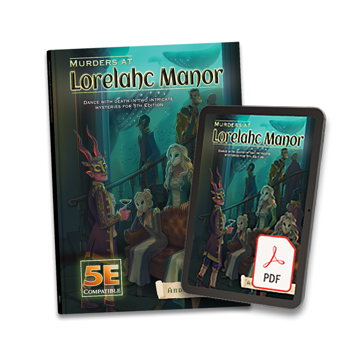 Murders at Lorelahc Manor Hardcover + PDF