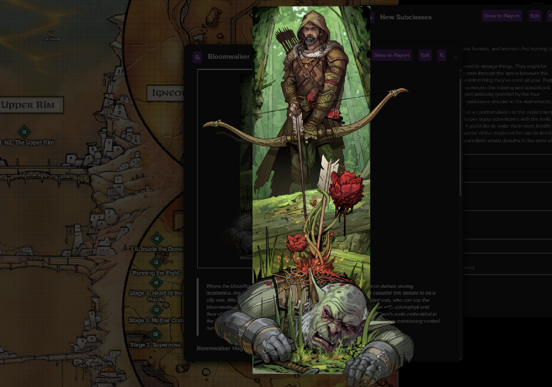 Exoecology for Monster Hunters (Roll 20 VTT)